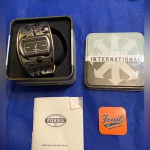 Fossil cuff watch bracelet